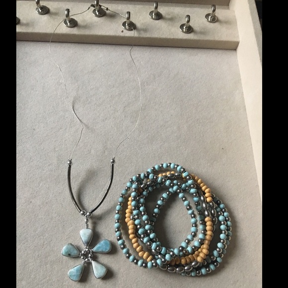 Sky Blue Hand Made Set - Picture 5 of 5